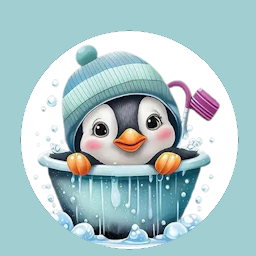 cute-penguin-bath