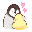 penguin-hug